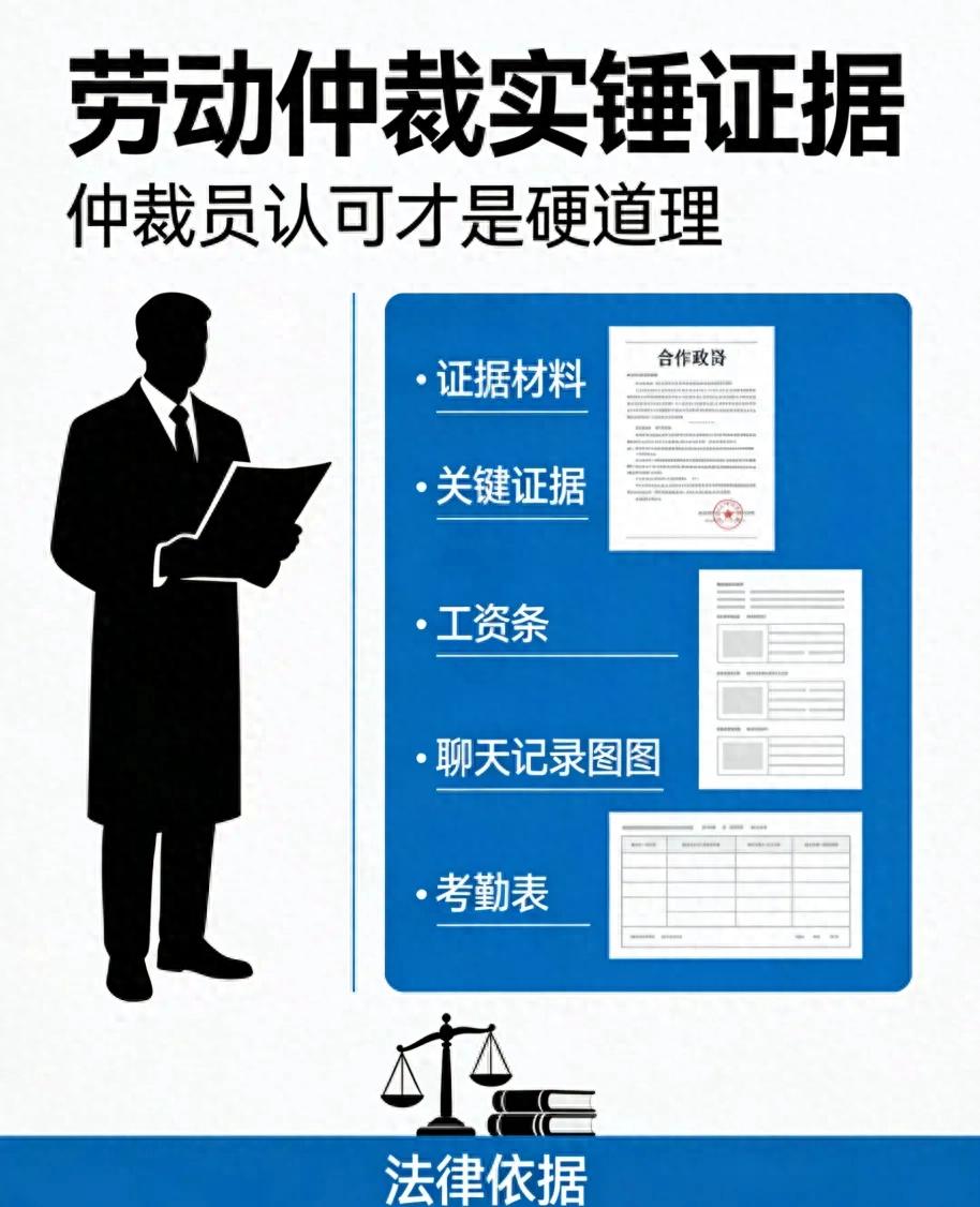 劳动仲裁必备!4组证据清单及搭建4条黄金证据链指南