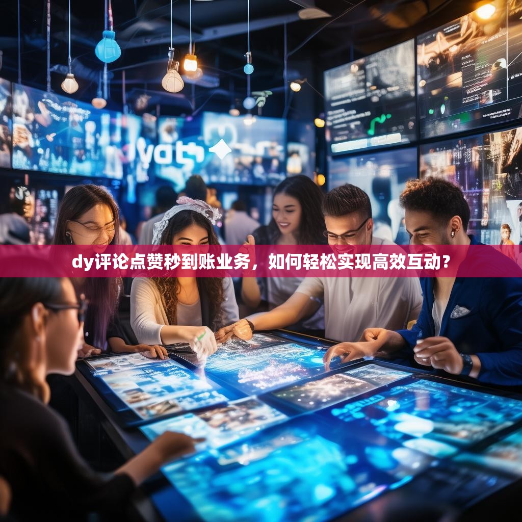 dy评论点赞秒到账业务,如何轻松实现高效互动?