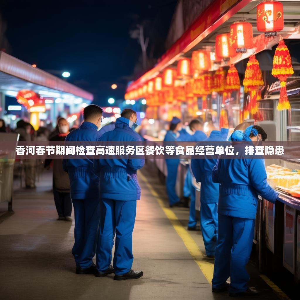 香河春节期间检查高速服务区餐饮等食品经营单位，排查隐患