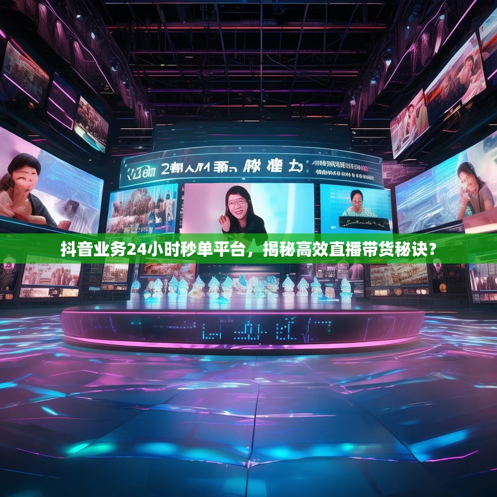 抖音业务24小时秒单平台，揭秘高效直播带货秘诀？
