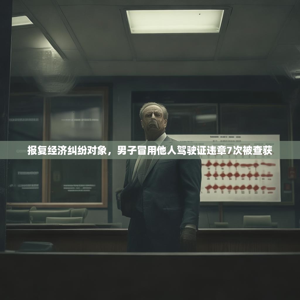 报复经济纠纷对象，男子冒用他人驾驶证违章7次被查获
