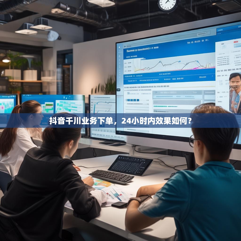 抖音千川业务下单，24小时内效果如何？