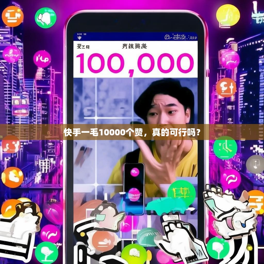 快手一毛10000个赞，真的可行吗？