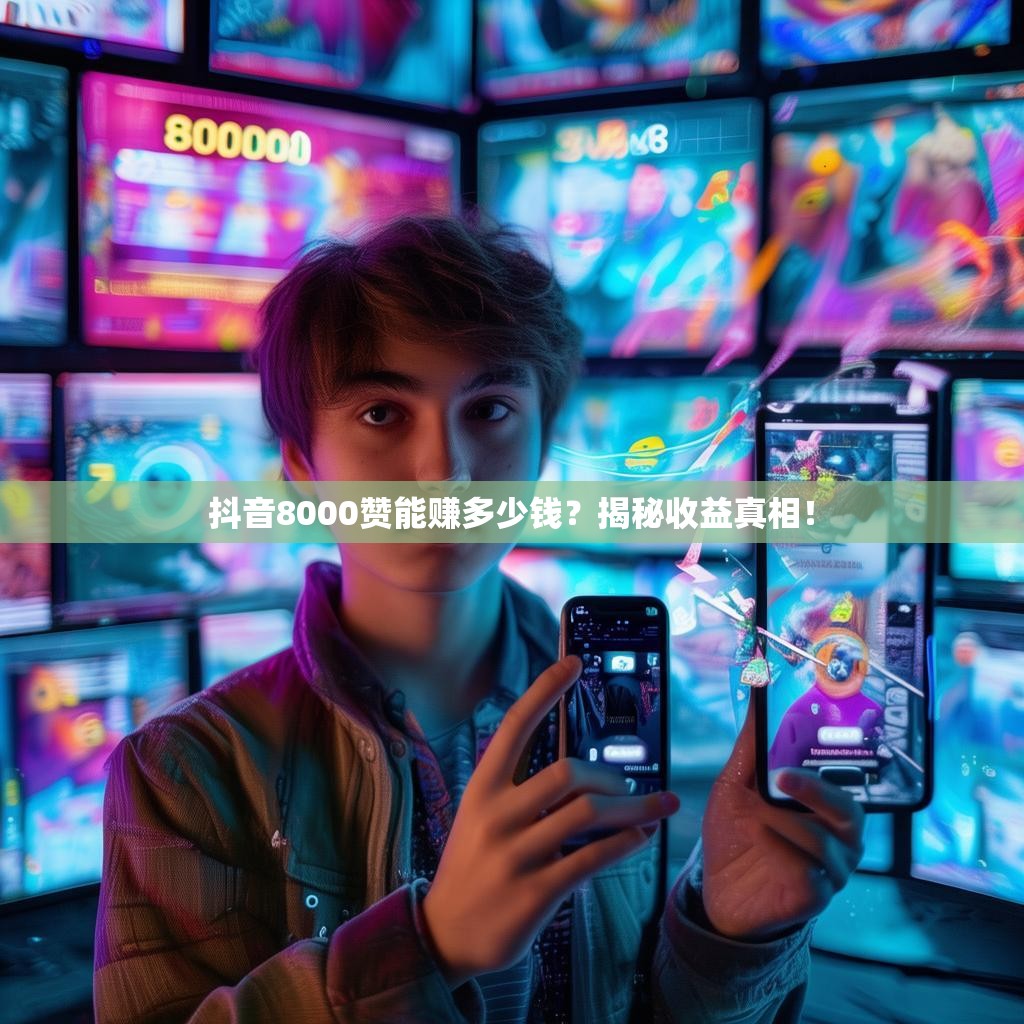 抖音8000赞能赚多少钱?揭秘收益真相!