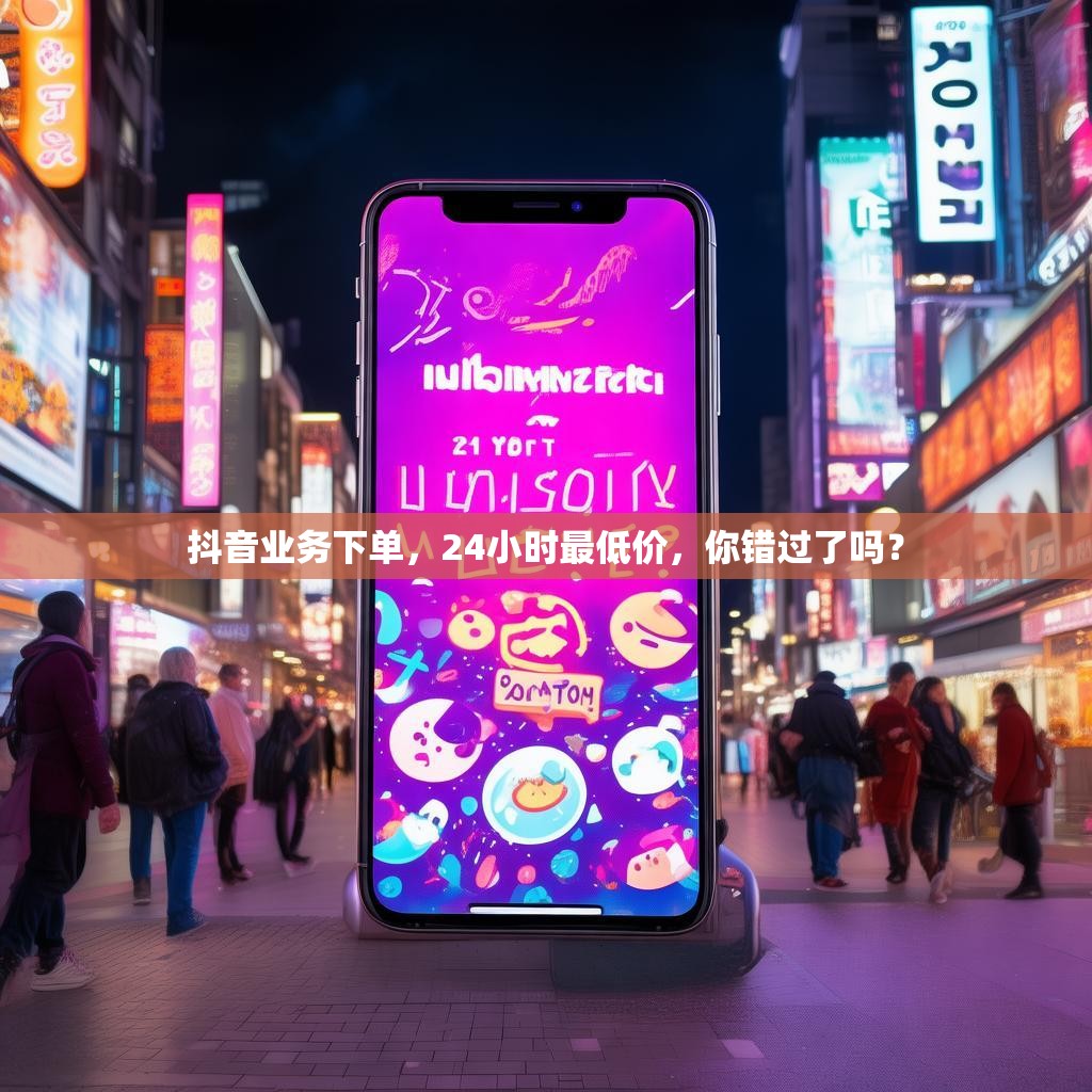 抖音业务下单，24小时最低价，你错过了吗？
