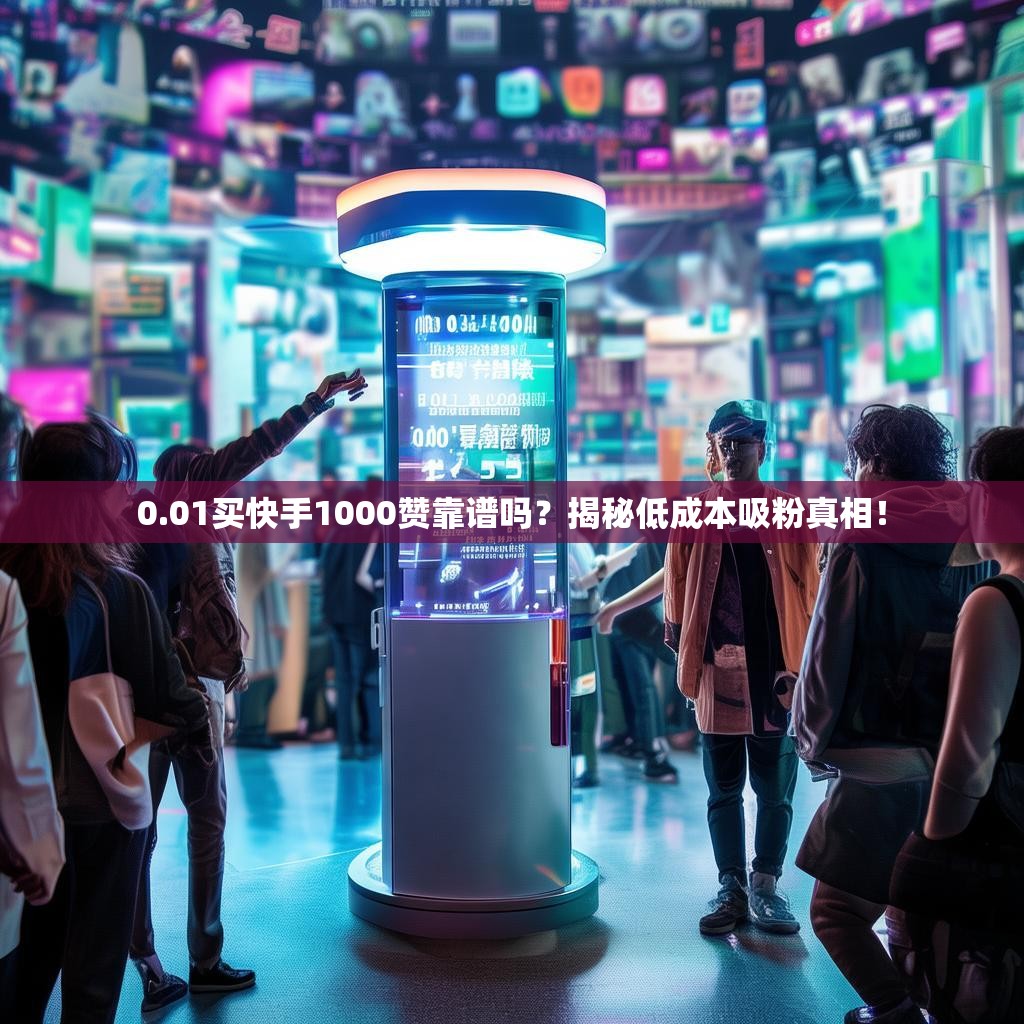 0.01买快手1000赞靠谱吗?揭秘低成本吸粉真相!
