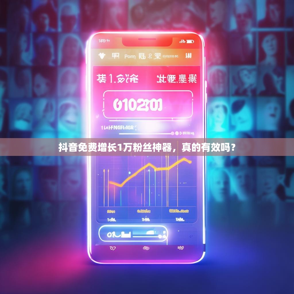 抖音免费增长1万粉丝神器，真的有效吗？