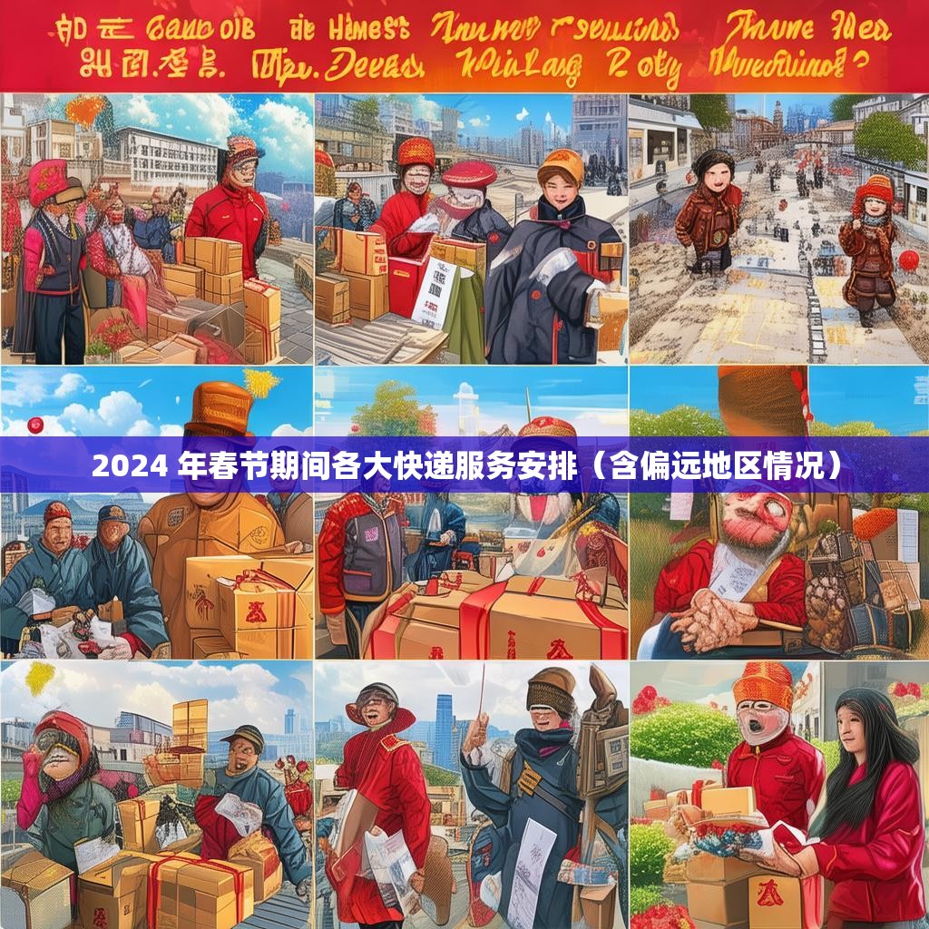 2024 年春节期间各大快递服务安排（含偏远地区情况）
