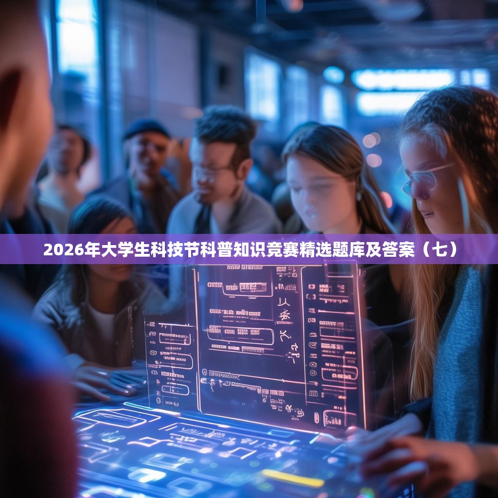 2026年大学生科技节科普知识竞赛精选题库及答案(七)