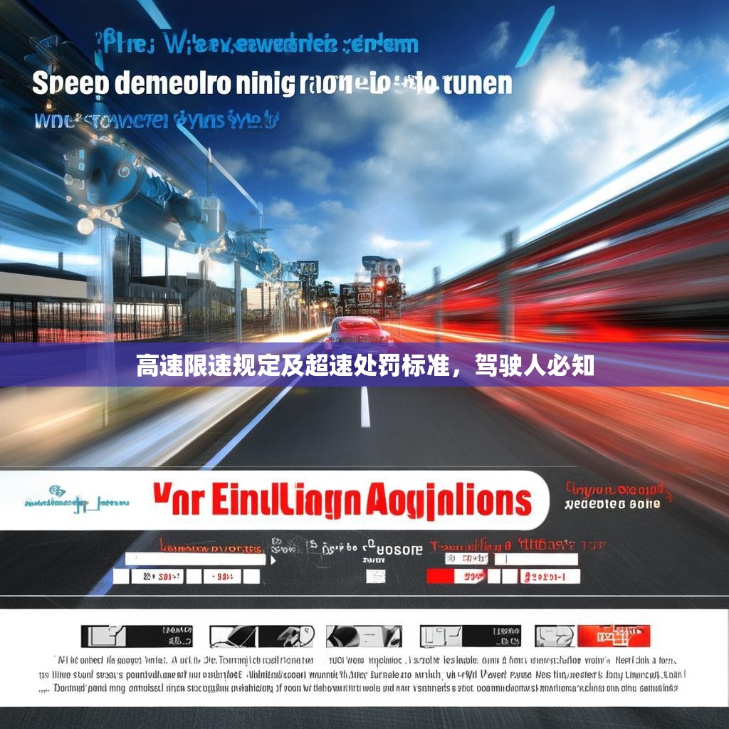 高速限速规定及超速处罚标准，驾驶人必知