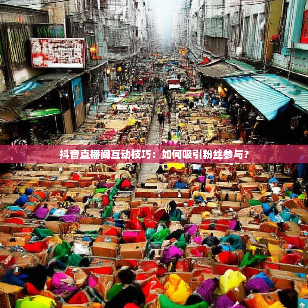 抖音直播间互动技巧：如何吸引粉丝参与？