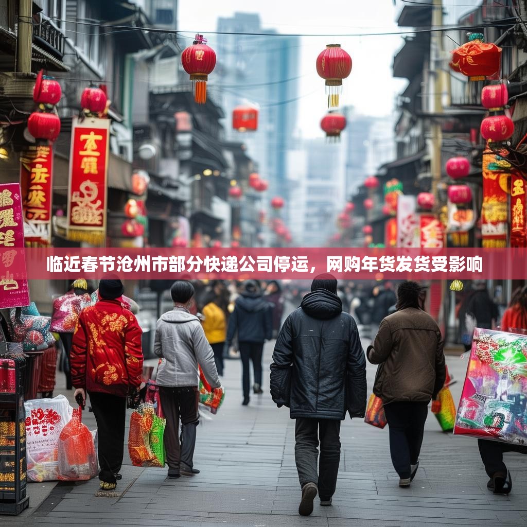 临近春节沧州市部分快递公司停运，网购年货发货受影响