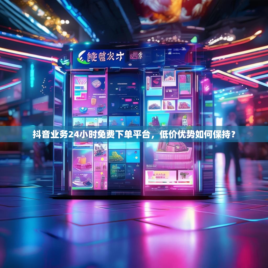 抖音业务24小时<strong><mark>免费下单平台</mark></strong>，低价优势如何保持？