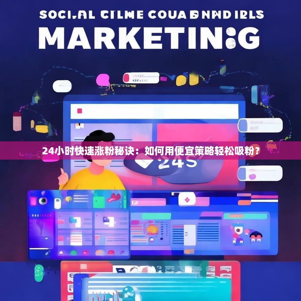 24小时快速涨粉秘诀：如何用便宜策略轻松吸粉？