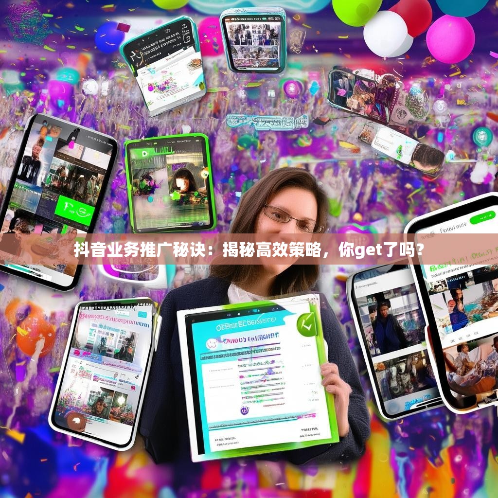 抖音业务推广秘诀：揭秘高效策略，你get了吗？