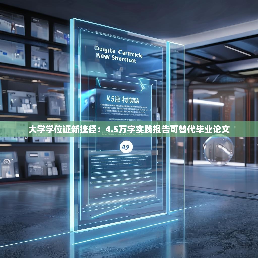 大学学位证新捷径：4.5万字实践报告可替代毕业论文