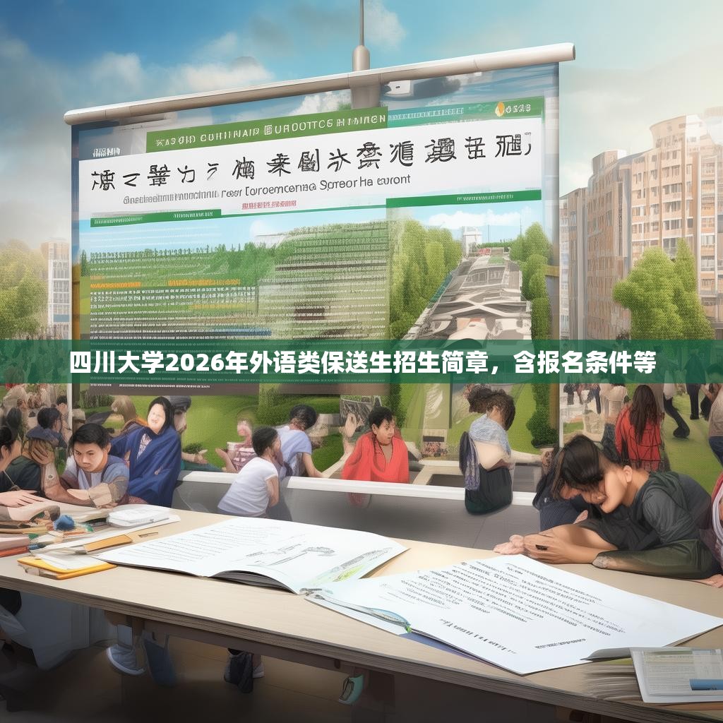 四川大学2026年外语类保送生招生简章，含报名条件等