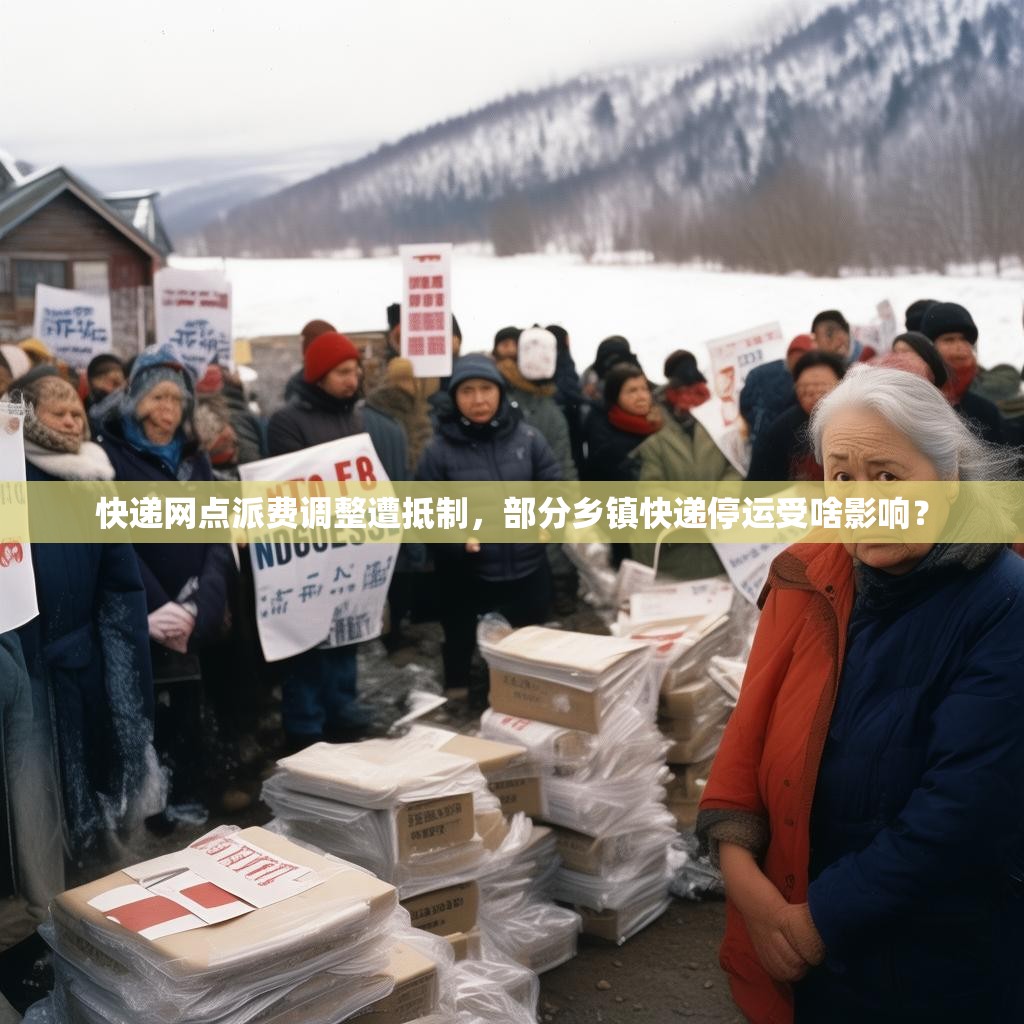 快递网点派费调整遭抵制,部分乡镇快递停运受啥影响?