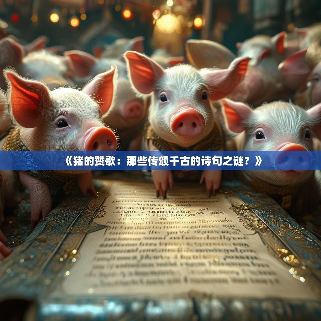 《猪的赞歌：那些传颂千古的诗句之谜？》