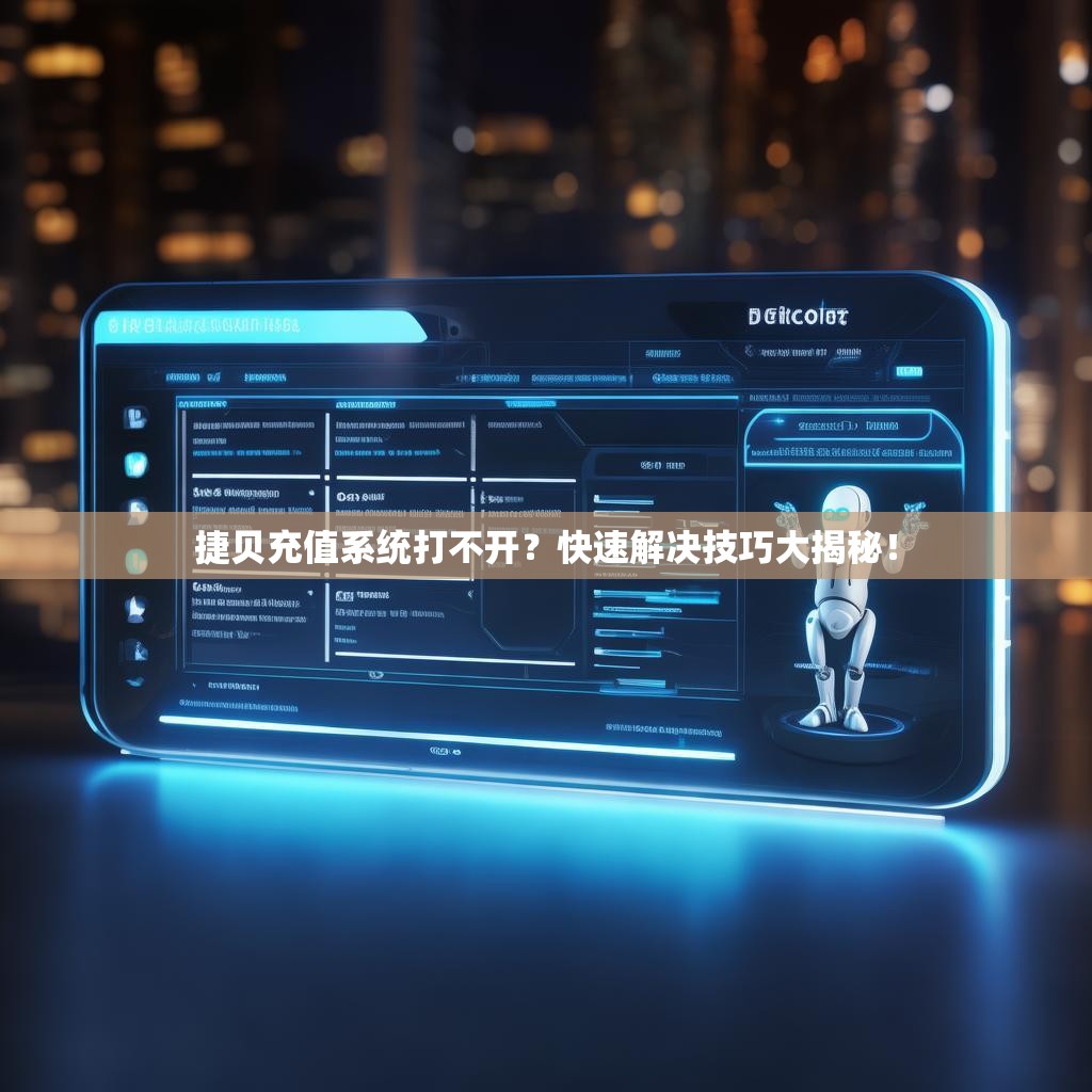 捷贝充值系统打不开？快速解决技巧大揭秘！