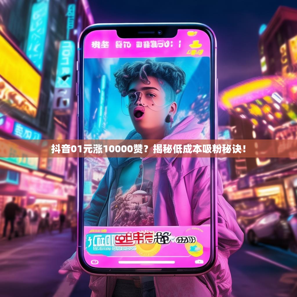 抖音01元涨10000赞？揭秘低成本吸粉秘诀！